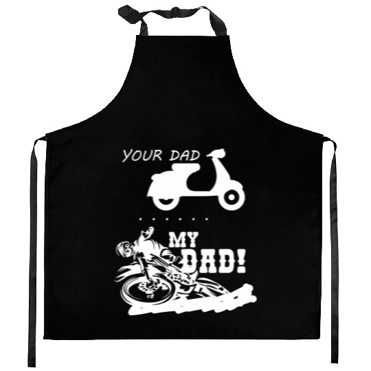 Motocross For Youth Dirtbike Biker Kitchen Aprons