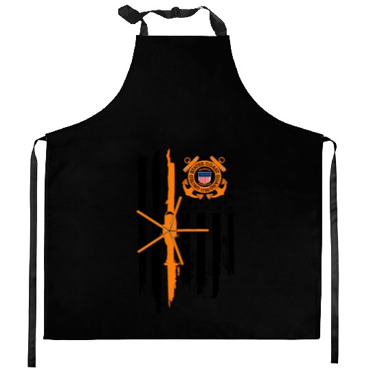 Us Coast Guard Uscg U S Armed Forces Patriot Kitchen Aprons