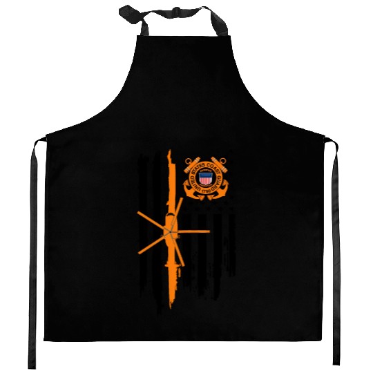 Us Coast Guard Uscg U S Armed Forces Patriot Kitchen Aprons
