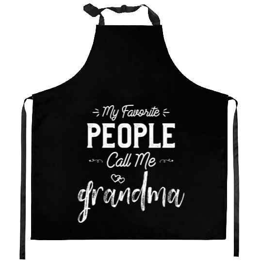 My Favorite People Call Me Grandma Funny Nana Kitchen Aprons