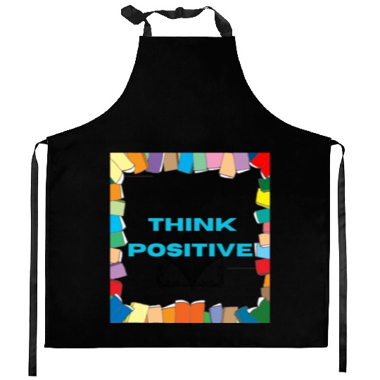 "Positive Vibes Kitchen Aprons: Embrace Optimism"