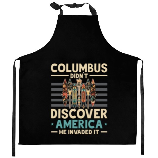 Aboriginal Indians Indigenous Native American Day Kitchen Aprons
