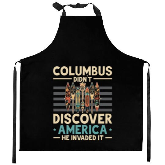 Aboriginal Indians Indigenous Native American Day Kitchen Aprons