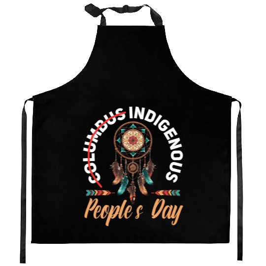 Aboriginal Indians Indigenous Native American Day Kitchen Aprons