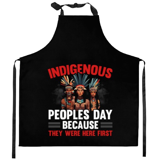 Aboriginal Indians Indigenous Native American Day Kitchen Aprons