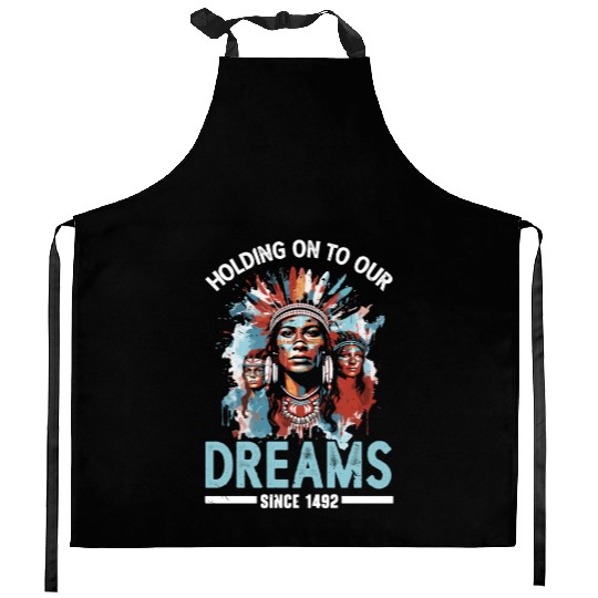 Aboriginal Indians Indigenous Native American Day Kitchen Aprons