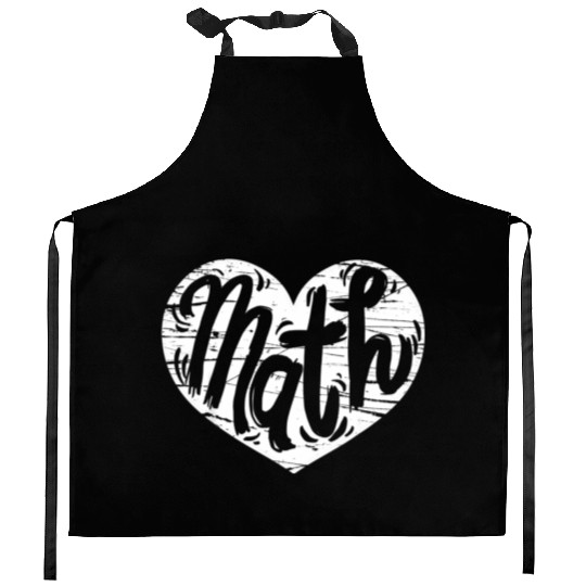 Math Heart Math Teacher He Kitchen Aprons