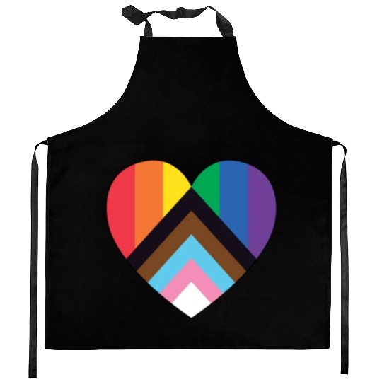 Pride LGBT Love wins, we are queer and proud Kitchen Aprons