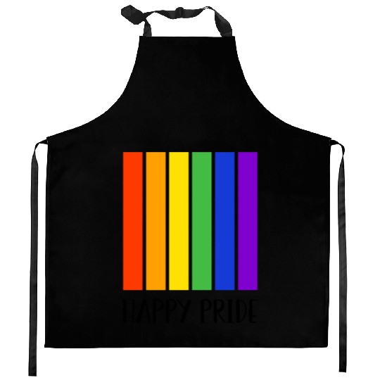 Pride LGBT Love wins, we are queer and proud Kitchen Aprons