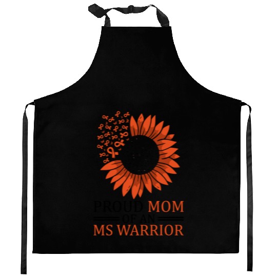 Proud Mom Of An Multiples Sclerosis Warrior Kitchen Aprons