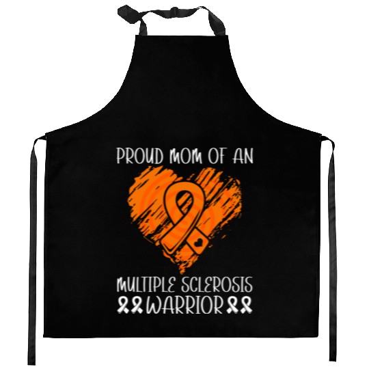 Proud Mom Of An Multiples Sclerosis Warrior Kitchen Aprons