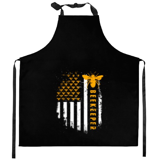 Honey Bee Beekeeping Hive Beekeeper Kitchen Aprons