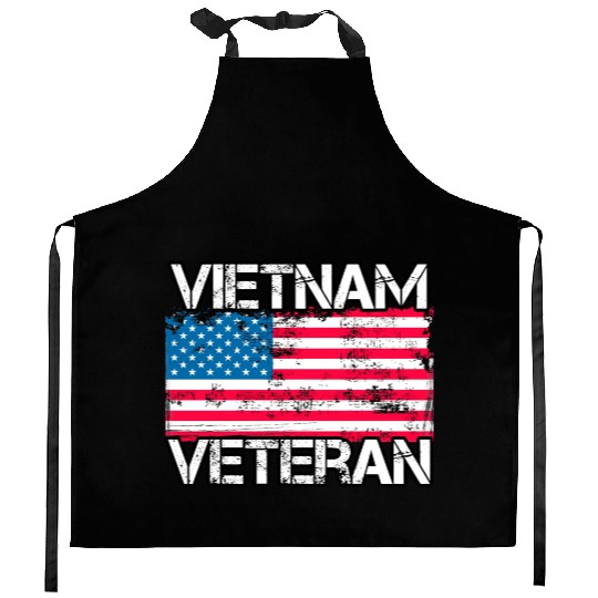 Vietnam Veteran Us Flag Military Vet Kitchen Aprons