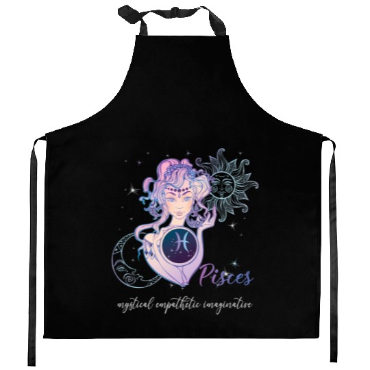 Pisces Zodiac Sign Pisces Horoscope Astrology Kitchen Aprons