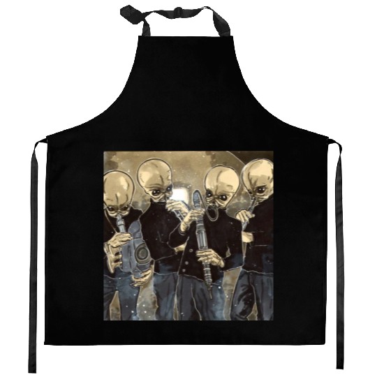 Cantina Band Mos Eisley Kitchen Aprons