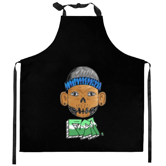 Monkey Graffiti Kitchen Aprons