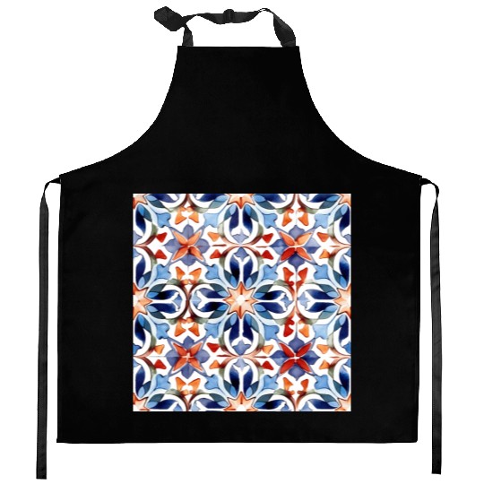 Tropical Mirage Detailed SummerTile Collection 002 Kitchen Aprons