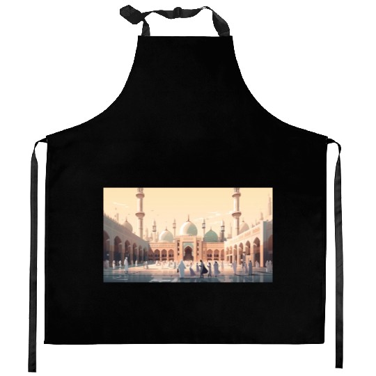 sammy Islamic pilgrimage People walking around the Kitchen Aprons