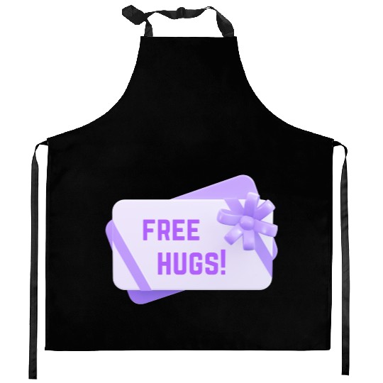 Free Free Hugs Gift Card funny Kitchen Aprons