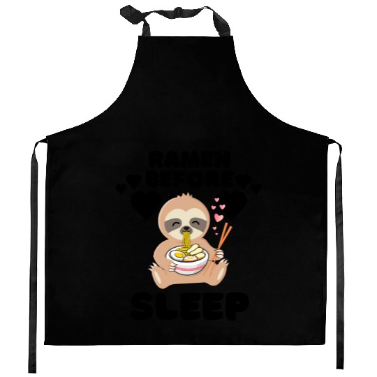 Ramen Before Sleep nostalgia Kitchen Aprons