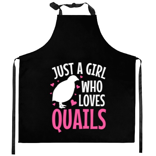 Quails Quail Lover Kitchen Aprons