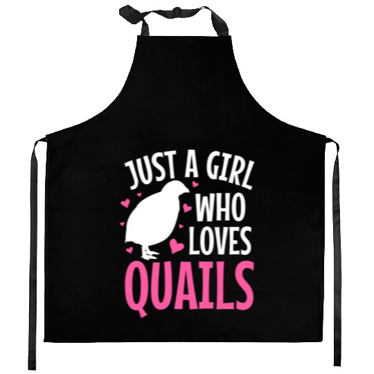 Quails Quail Lover Kitchen Aprons