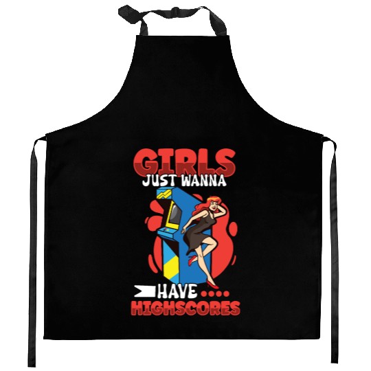 Pinball Machine Pinball Player Funny Pinball Kitchen Aprons