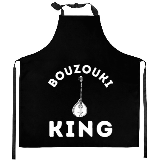 Irish Bouzouki Instrument Greek Kitchen Aprons