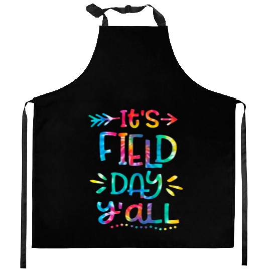 IT'S FIELD DAY y'all Kitchen Aprons