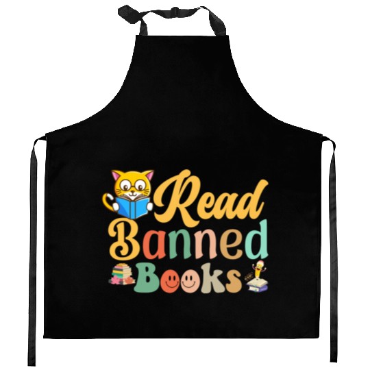 Read banned books Kitchen Aprons readers gonna read