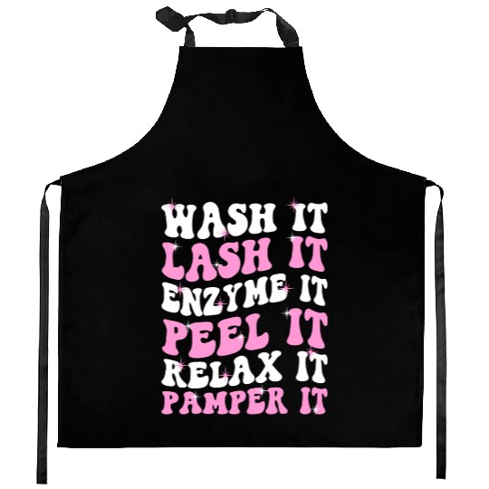 Cute Licensed Esthetician Skincare Kitchen Aprons