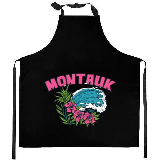 Montauk New York Summer Nyc Tropical Montaukett Kitchen Aprons