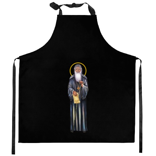 St. Moses the black. Martyr of Coptic church. Kitchen Aprons