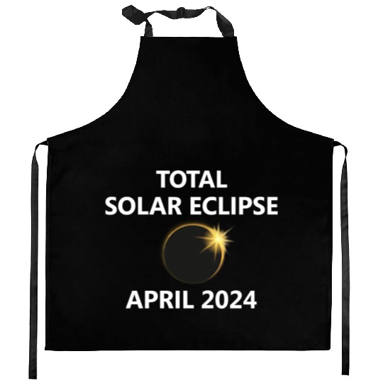 Solar Eclipse 2024 Kentucky Oklahoma Michigan City Kitchen Aprons