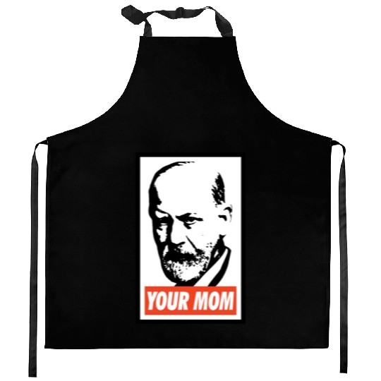 Sigmund Freud Your Mom Kitchen Aprons