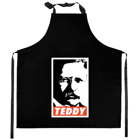 Teddy Roosevelt Kitchen Aprons