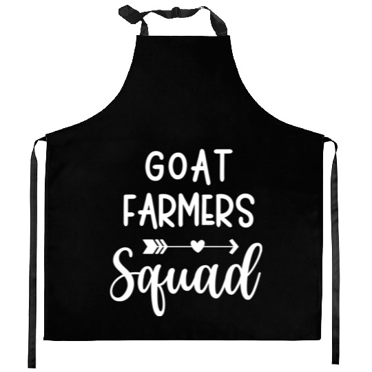Goat Farmer Squad Design Copy Copy Kitchen Aprons