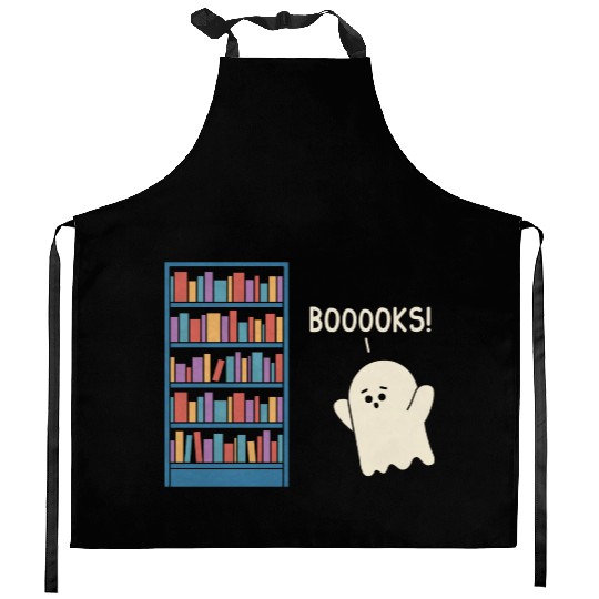 Booooks green Kitchen Aprons