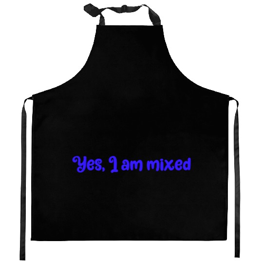 Yes I am mixed ethnically ambiguous babes summer Kitchen Aprons