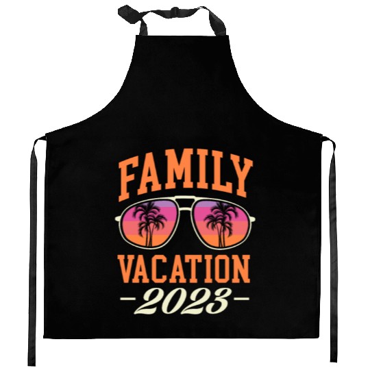 Family Vacation 2023 Kitchen Aprons