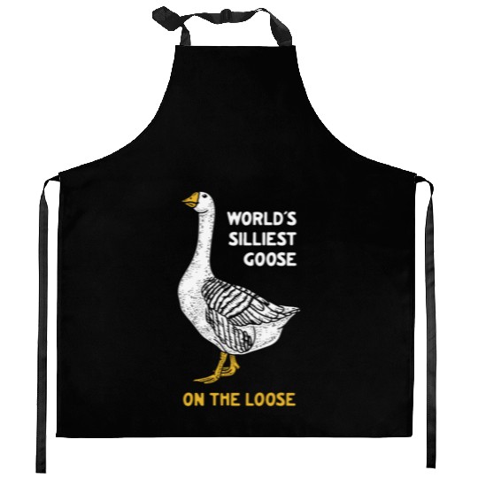 World s Silliest Goose Kitchen Aprons
