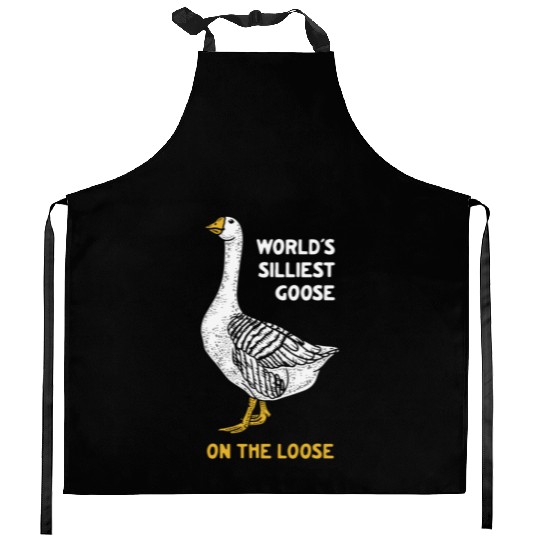 World s Silliest Goose Kitchen Aprons