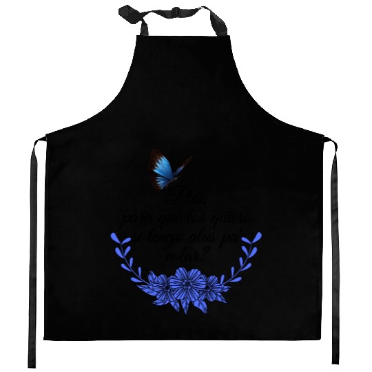 Frida Kahlo Quotes nature Kitchen Aprons
