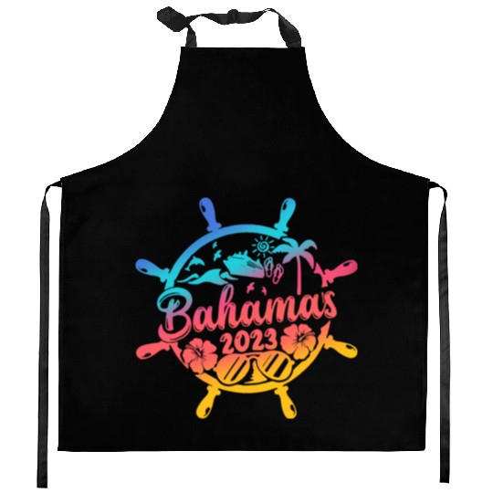 Bahamas Cruise 2023 Family Friends Group Vacation Kitchen Aprons
