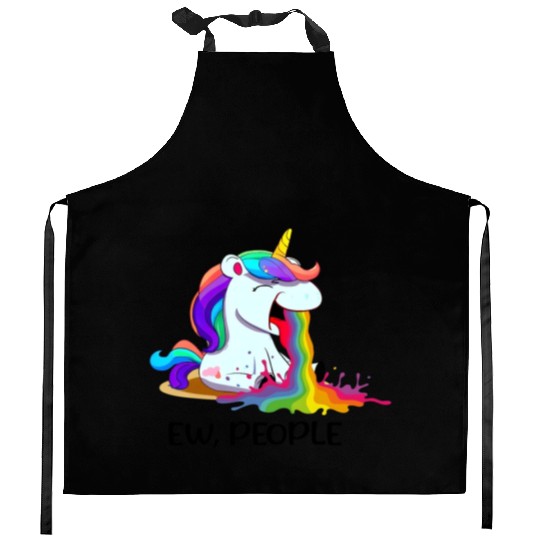 Ew People Unicorn Kitchen Aprons