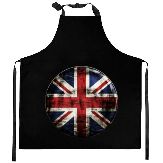 Union Jack Vintage Distressed Kitchen Aprons