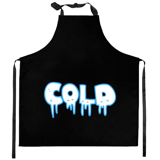 Cold awesome winter lovers Kitchen Aprons