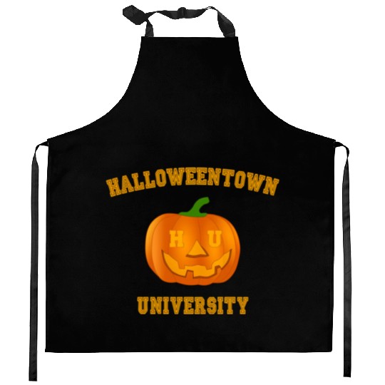 Halloweentown University Pumpkin For Treat Or Tric Kitchen Aprons