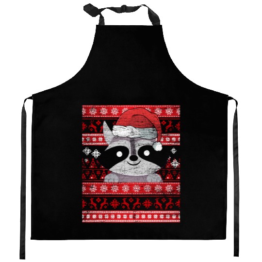 Zookeeper Raccoon Ugly Racoon Kitchen Aprons