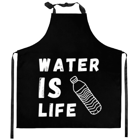 Water Is Life Save Water Save The Planet Earth Kitchen Aprons